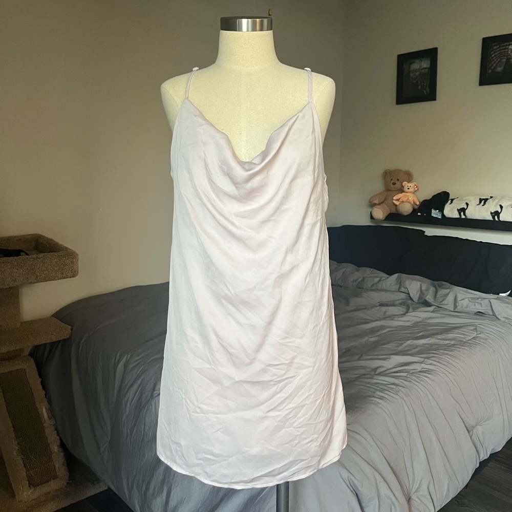 silky mini dress